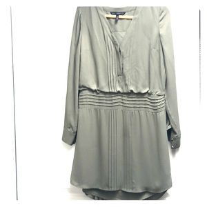 White House black market long sleeve tunic dress